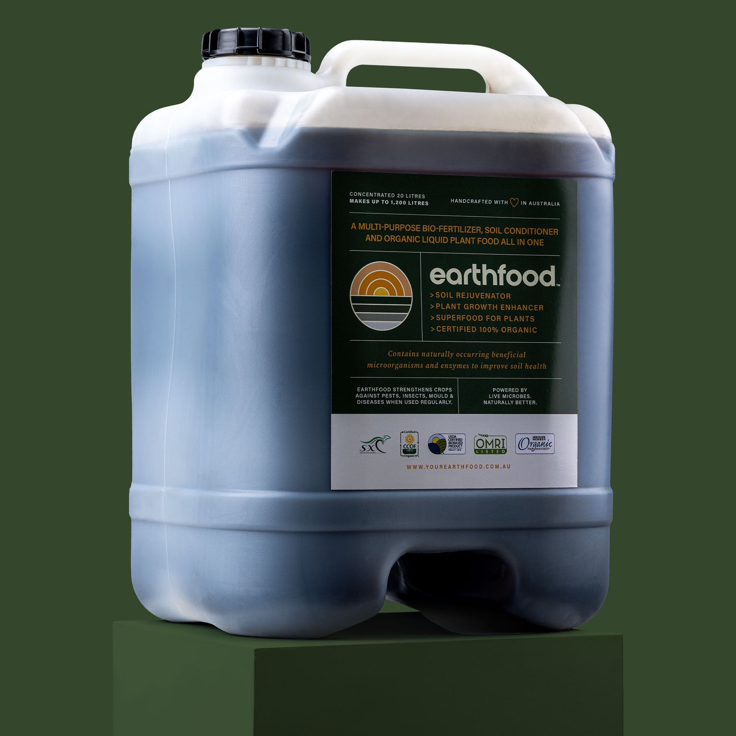 Earthfood Life – 20 Litres Organic Biofertiliser + Soil Conditioner