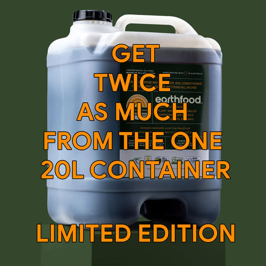 Earthfood Life – 20L (Concentrate) Certified Organic Living Soil Microbial System